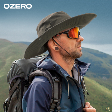 Ozero Factory Price Custom Logo Embroidery Reversible Fisherman Hats