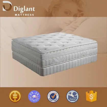luxury pocket spring bed high end coir bamboo mattress