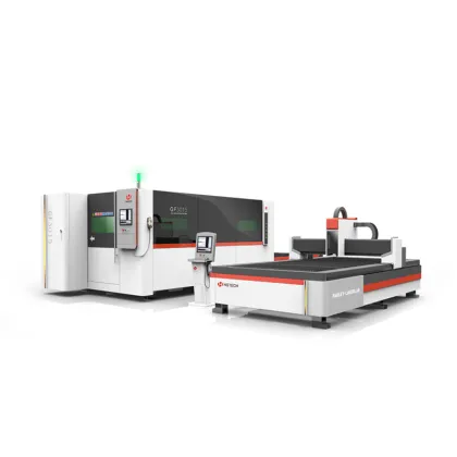 HGTECH Laser 1000w titanium Metal Laser Cutting Machine With Yahoo Mail With 3 Year Warranty