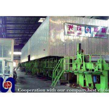 Automatic corrugated fluting paper making machine