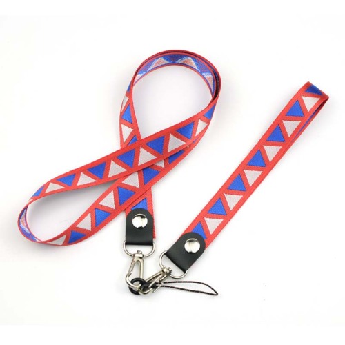 Promotional durable badge lanyards with logo pattern