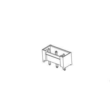 VH3.96mm 180 ° Wafer Connector Series Lege volledige wandtype