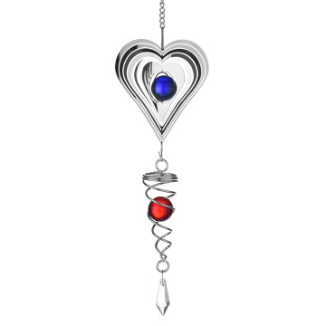 2025 New 3D Rotating Wind Chime with Spinner - Stainless Steel Home Garden Decoration