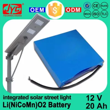 All in one Integrated Solar Street Light 12V 20Ah Li-ion Li-polymer Ternary Capacity Type Lithium Battery