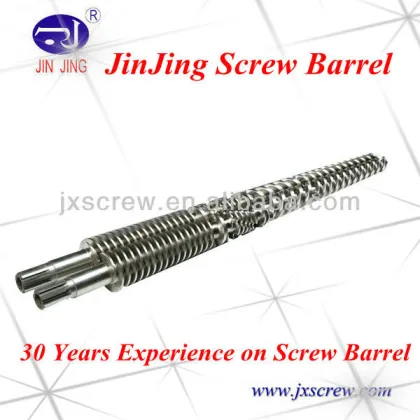 Co Rotating Twin Screw and Barrel for Extruder Machine