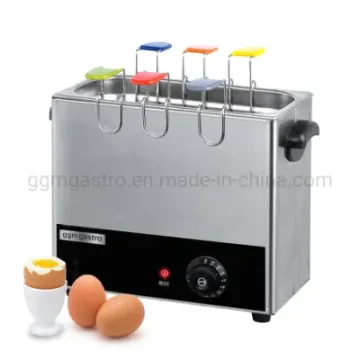 Hotel Desktop Electric Stainless Steel Egg Steamer with 6 Holders
