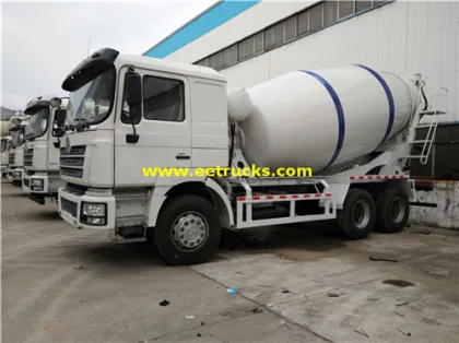 SHACMAN 10 Wheel 6000L Cement Truck Mixers