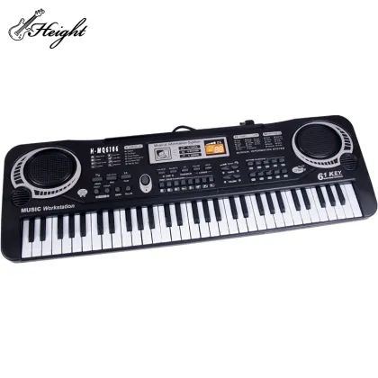 64-Keys Kids Piano with Stand, Bench, Microphone & Synthesizer: Complete Electric Piano Learning Set