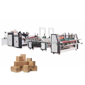 Zhenhua-dz automatyczny folder falowy Gluer Stitcher dla maszyny do pakowania pudełka kartonowego