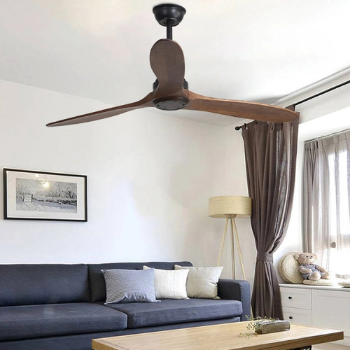 Ventilateur de plafond simple en bois simple 220 volt moderne moderne