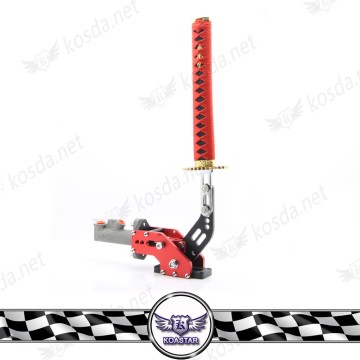 JDM Samurai Sword Type E-Brake Drift aluminum Hydraulic Handbrake Red