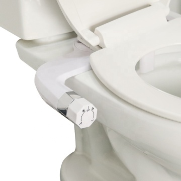 Dual Nozzle Ultra-Slim Bidet Attachment with Frontal & Rear Wash for Toilet Seat