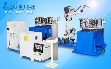 Hwashi Industrial 6 Axis Robotic Arm Welder for Stainless Steel Table