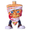 Plymer Clayer Cartoon Pizza Mummy Khalase ea Ho tsuba, borolicate khalase ea bo-bong