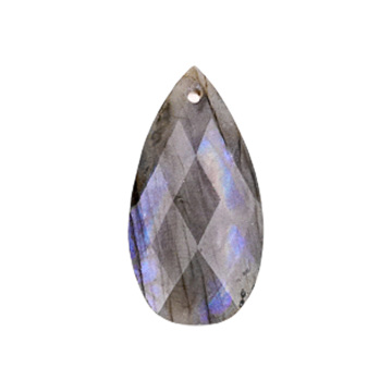 Labradorite 13x25mm Faceted Waterdrop Pendant for Making Jewelry