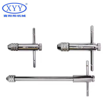 T-shaped Ratchet Wire Tapping Wrench DIY Grade M5-12 Tap and Wrench Customizable OEM Assembly Tools Made from Steel