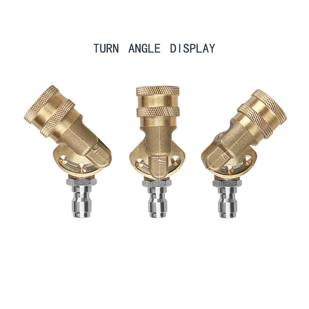 5000PSI Quick Connecting Pivoting Coupler för tryckbrickor munstycken