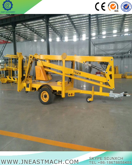 18m Bom Preço Articulado Folding Boom Elevator