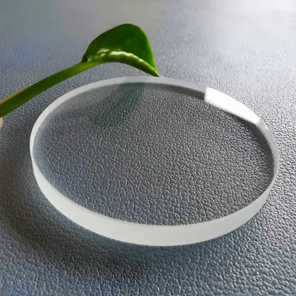 Round Shape Curved Tempered Glass For Display Screens