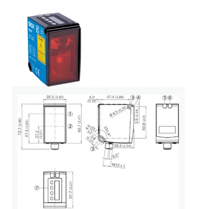 Dx50 Series SICK Infrared Laser Distance Sensor