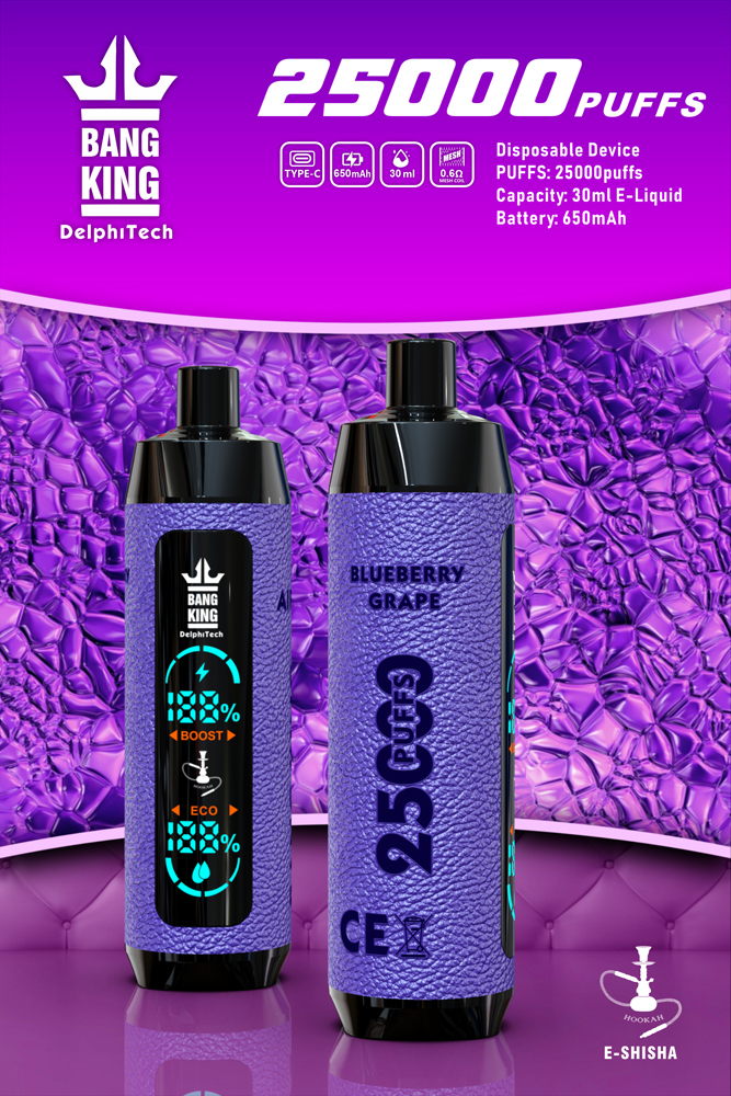 Bang King Shisha 25000 พัฟราคาต่ำ
