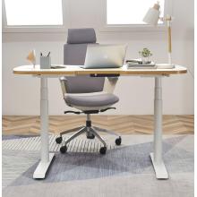 Height Adjustable Standing Desk with Wood Tabletop