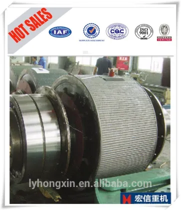 Large roller press grinding rolls