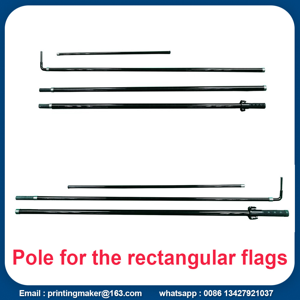 flagpole for the rectangular flags