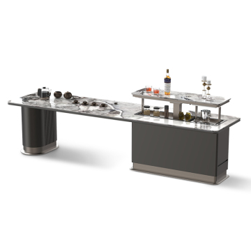 Moderne luxe Chinese stijl slimme thee en salontafel met koelkast