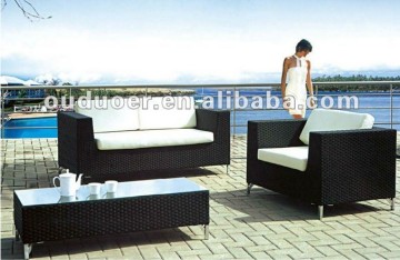 comfortable garden furniture rattan sofa set S039A S039B S03