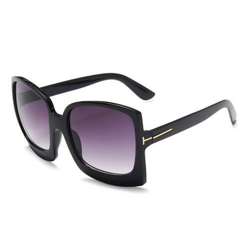 Popular Leopard Square UV400 Luxury Big Frame Sunglasses for Women