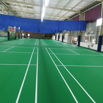 PVC-vloer voor badmintonveld