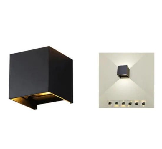 bidirectional led wall light for garden