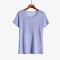 Damen Kurzarm T-Shirt Streifen