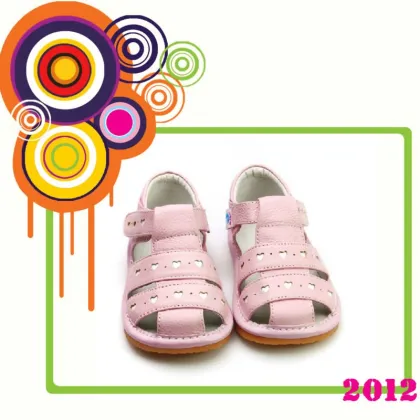 Leather baby sandals PB-6025PK