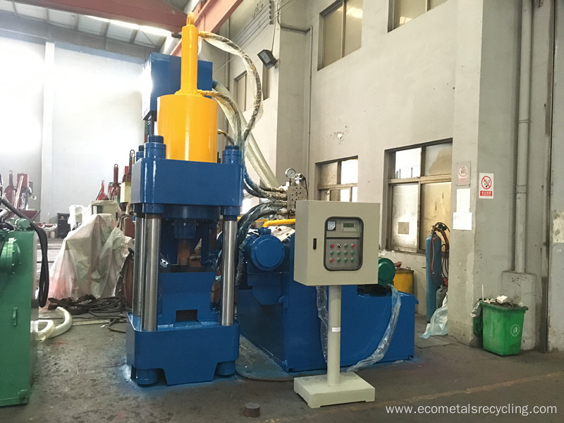 Automatic Copper Disc Chips Briquette Machine For Smelting