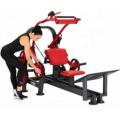 Upright hip lift machine