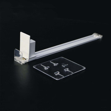 Plastic Shelf Pusher System for Supermarket Cigarette Displays