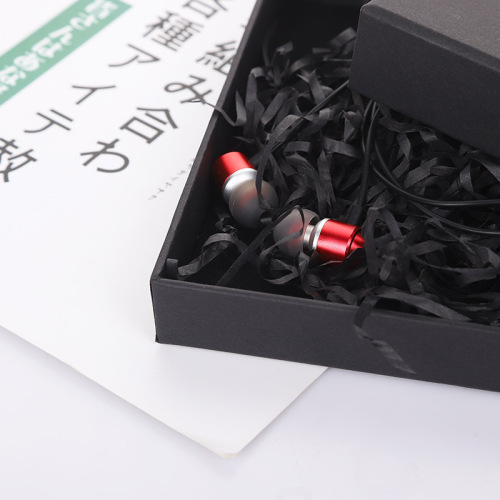Caixa de embalagem de fone de ouvido Black Bluetooth com tampa