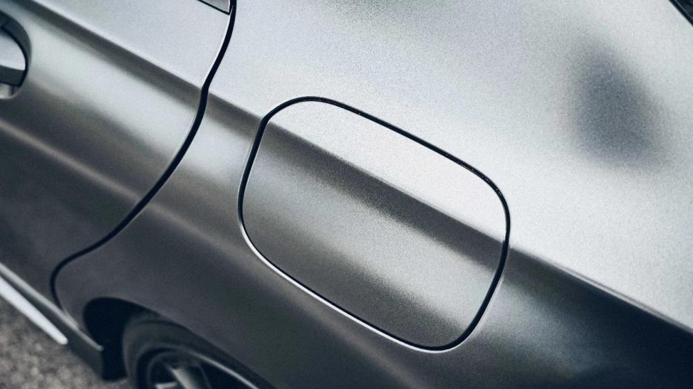 Matte Metallic Graphite Grey Car Wrapping