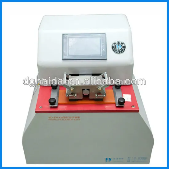 ASTM D5264 Ink Rub Machine Factory