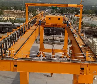 ZPMC Railway Station Gantry Crane for 20 Feet Container Lifting