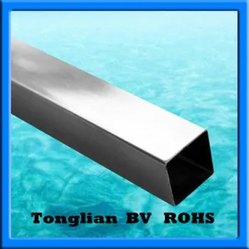 Bright polished 201/304 Stainless Steel Square Pipe