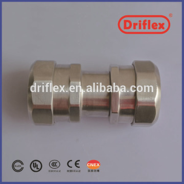 Stainless steel gland for flexible conduit