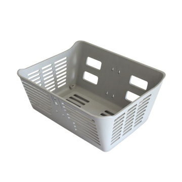 Detachable Plastic Front Bike Basket with Handles for Fixie Bicycles