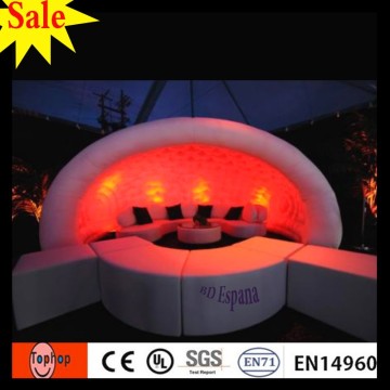 waterproof moving light inflatable dome shaped tents for wedding party events