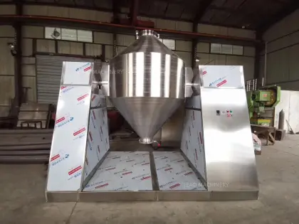 GMP standard pharmaceutical power double cone blender mixer