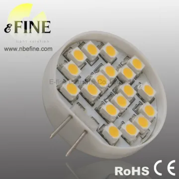 G4 12V led 1W gy6.35 LED bulb 18pcs SMD 3528