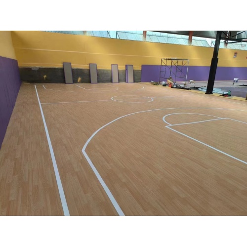 Single Keel Maple Wooden Floor for Basketball Court