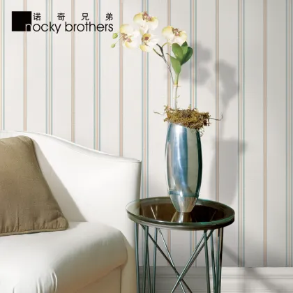 Vertical Stripe Wallpaper for Living Room, Bedroom, and Study